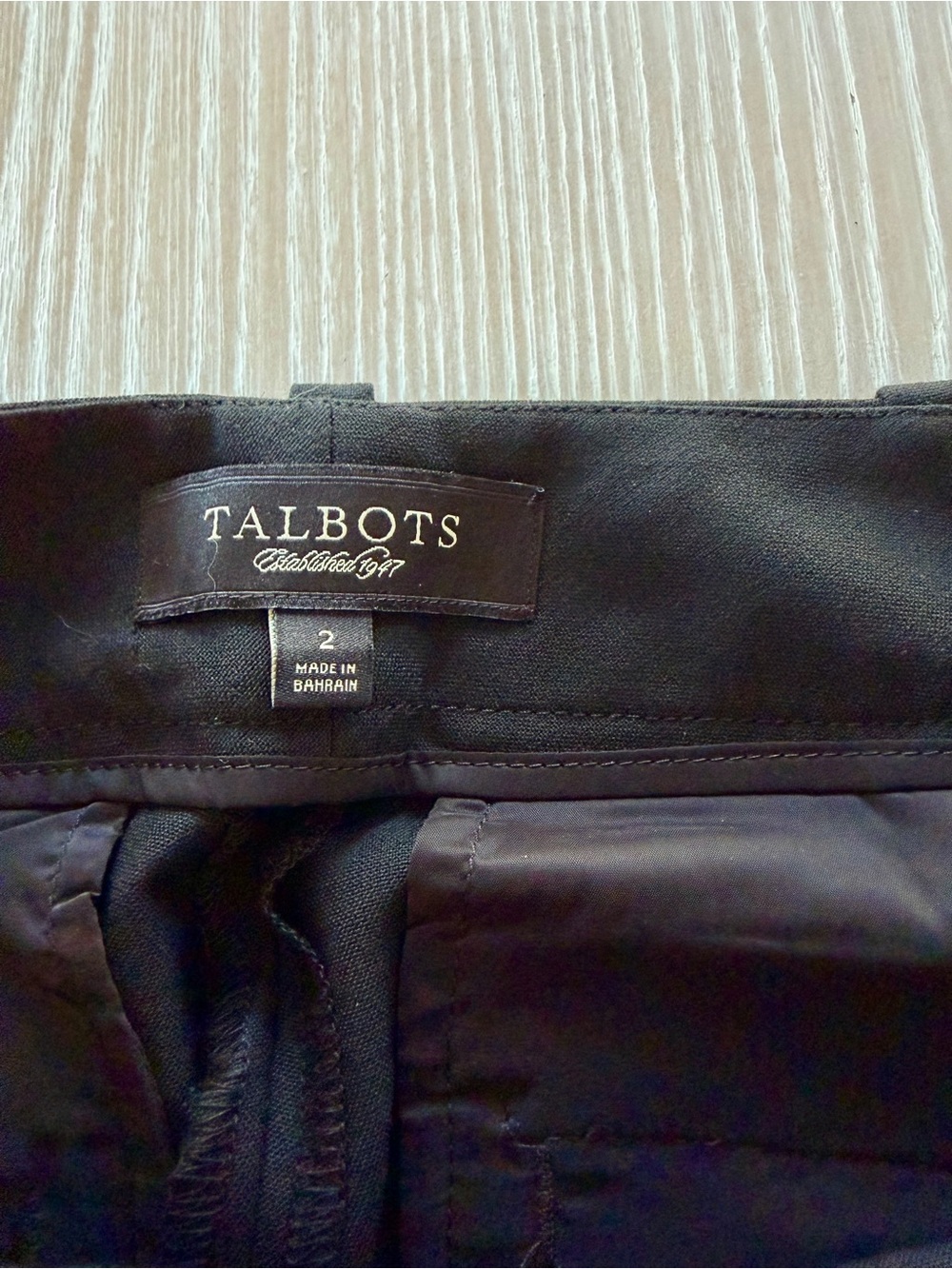 Talbots Black Dress Pants - Classic Design
